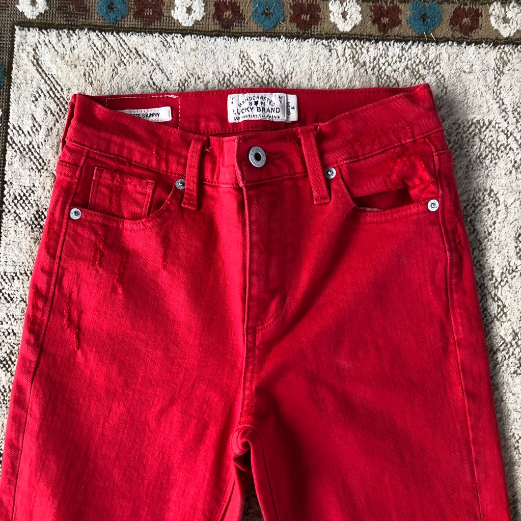 Lucky Brand Red Jeans